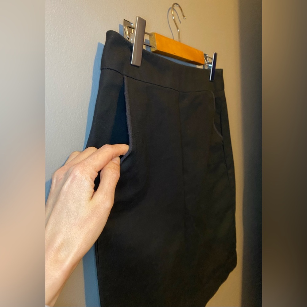 Sandro Black Skirt With Pockets